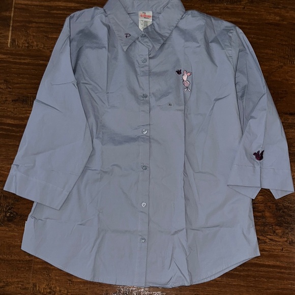 DISNEY piglet Button-Up Shirt XL BNWT - Picture 1 of 6